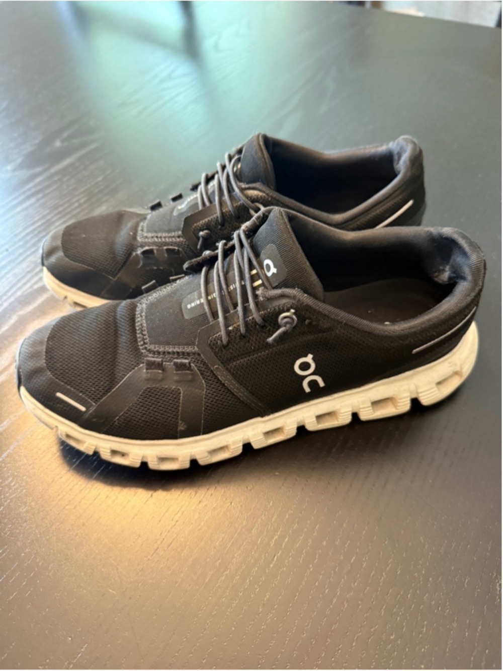 On Cloud 6 Black Women's Running Shoes Sneakers Size 8 - Picture 4 of 9